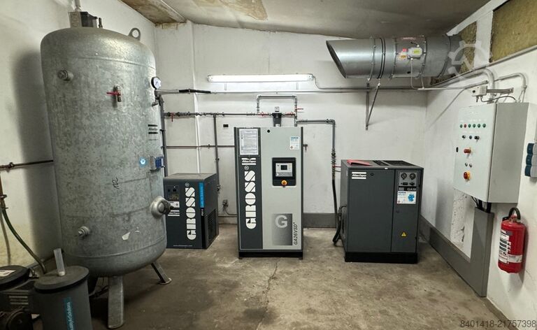 Schraubenkompressor Atlas Copco GA26VSD+ GA18 SP + FX11