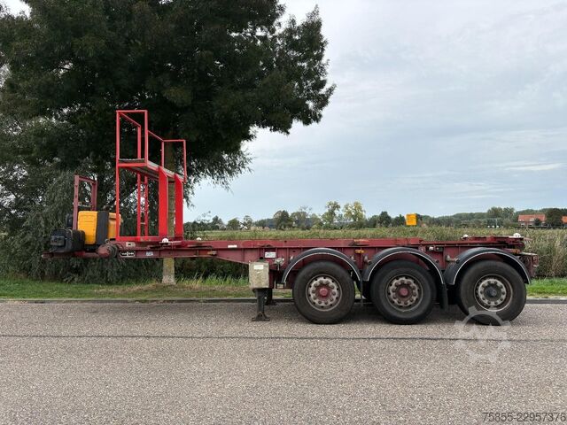 Container transport Van Hool 3B0070 20FT Kipper-Tip chassis / HATZ diesel en...