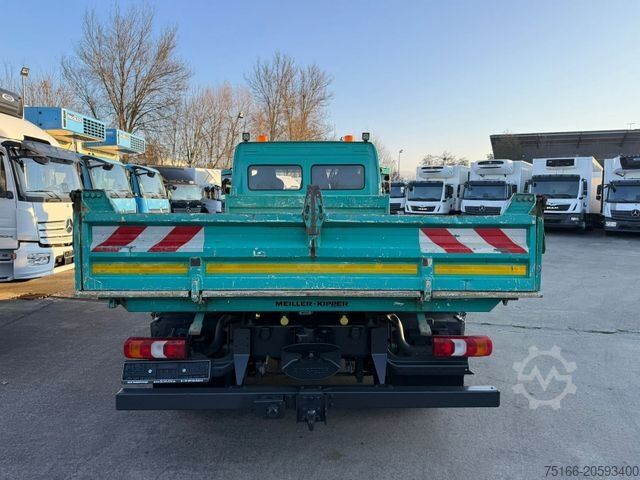 Three-way tipper van MERCEDES-BENZ ATEGO 818 K Kipper MEILLER 3-Seiten*2xAHK+KLIMA