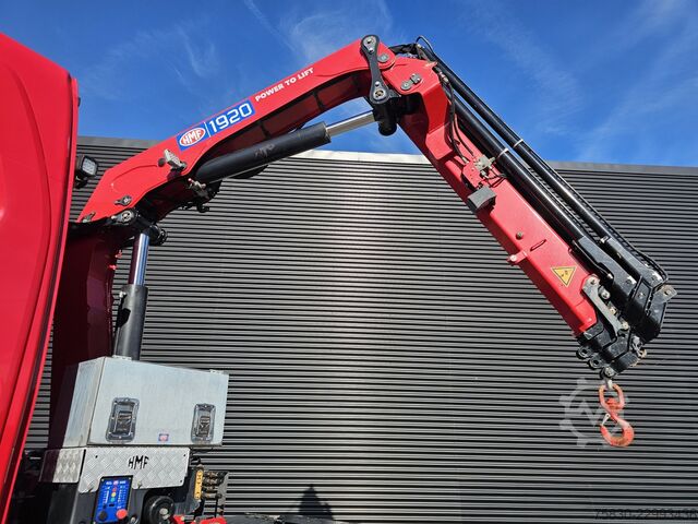 Scania R500 with HMF 19 tm crane / retarder Scania Scania R500 HMF 19 tm CRANE / KRAN / RETARDER