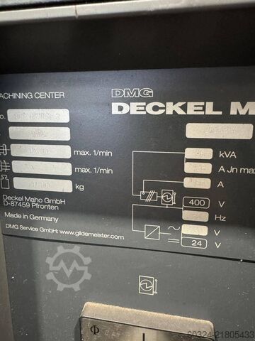 CNC - Turning and Milling Center DMG DMU 125 FD duoblock