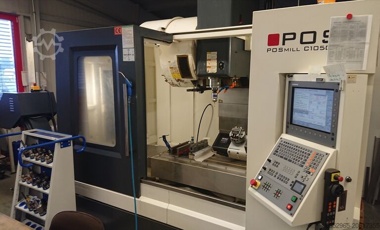 Vertical machining center POS POSmill C 1050 inkl. Lehmann 4./5. Achse