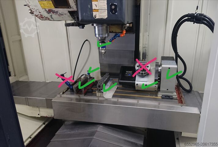 Vertical machining center POS POSmill C 1050 inkl. Lehmann 4./5. Achse