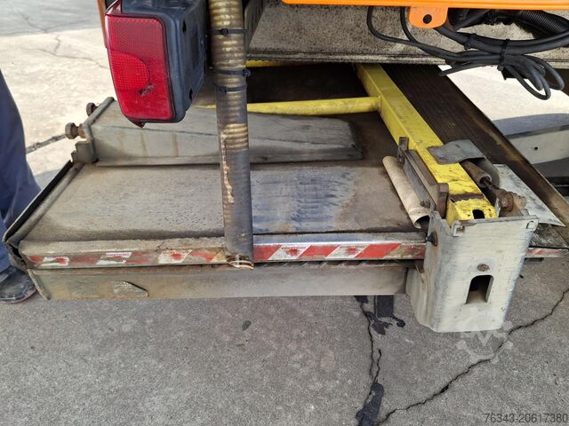 Flatbed truck with tarpaulin REANAULT D26 WIDE 380 - 6X2 - E6 - RETARDER