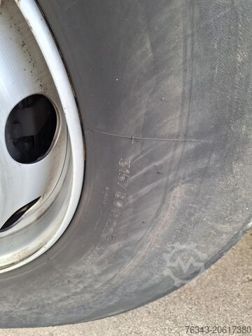 Flatbed truck with tarpaulin REANAULT D26 WIDE 380 - 6X2 - E6 - RETARDER