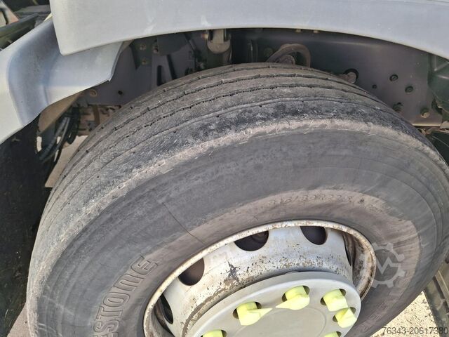 Flatbed truck with tarpaulin REANAULT D26 WIDE 380 - 6X2 - E6 - RETARDER