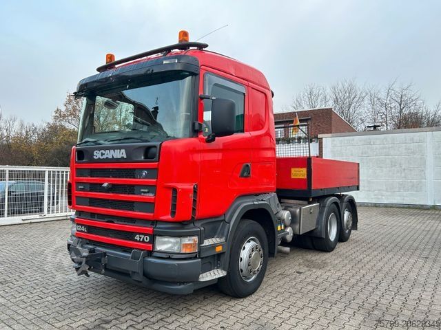 Standard tractor unit SCANIA 470 124L SZM mit Pritsche 6x2
