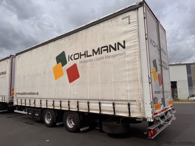 Open trailer with tarp WECON APZ 218