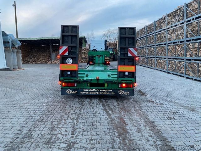 Tieflader-Sattelauflieger DINKEL Ebert TLS 36 ST AV 2-Achs-Auflieger abkoppelbar