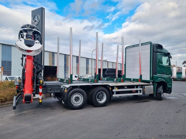 Logging truck MERCEDES-BENZ Arocs 2551 L 6x2/4 HAD Palfinger Epsilon TZ12