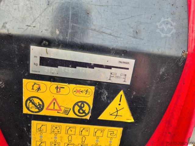 Logging truck DAF XF 460 6x4 Epsilon M12Z91