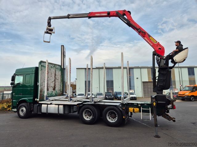 Logging truck DAF XF 460 6x4 Epsilon M12Z91