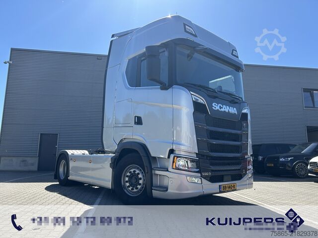 Standard tractor Scania 590S V8 Highline / Retarder / Leder / Vol Lucht...