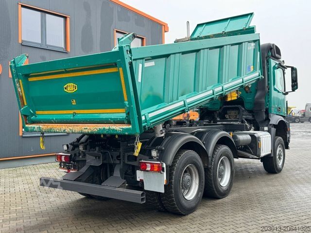Tipper truck MERCEDES-BENZ Arocs 3351 6x6 Kipper Bordmatic Meiller