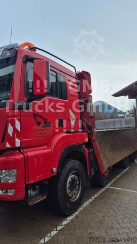 Three-sided tipper truck MAN TGS 35.500 / 8X4 / Meiller Bordmatik