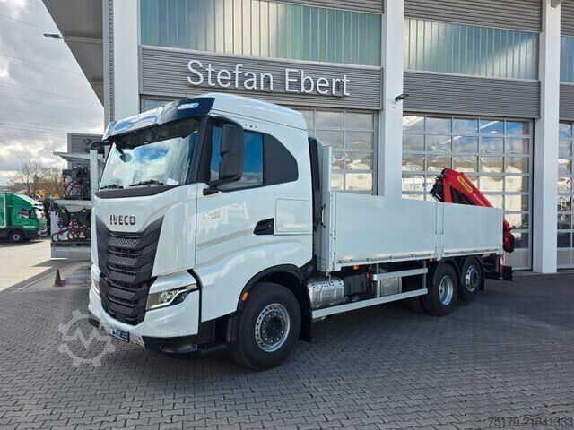 Platform trailer Iveco X-Way AD280X49Y Palfinger PK 19.001 SLD5 Funk