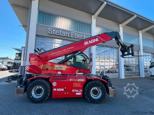 Telescopic loader Magni RTH 6.21 / nur 1.119h ! / Gabel / Funk