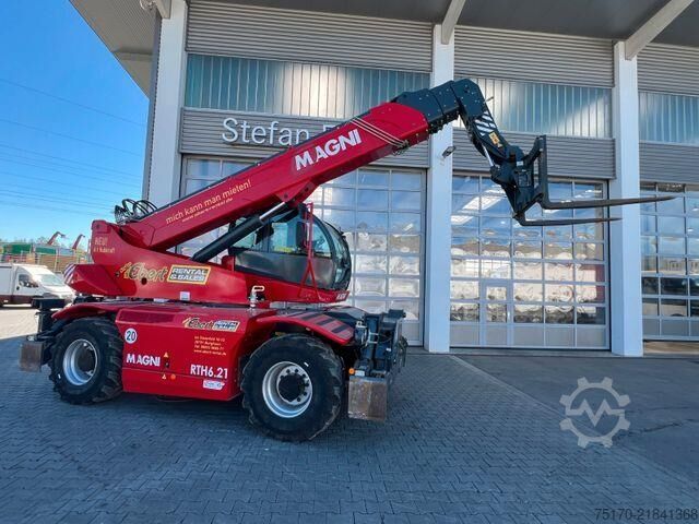 Telescopic loader Magni RTH 6.21 / nur 1.119h ! / Gabel / Funk