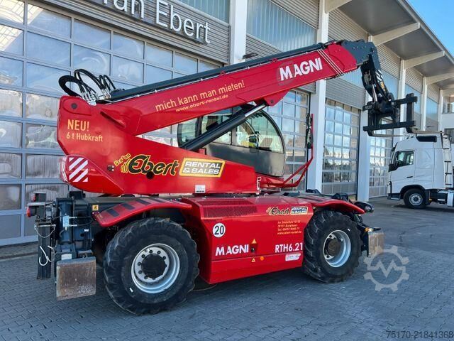Telescopic loader Magni RTH 6.21 / nur 1.119h ! / Gabel / Funk