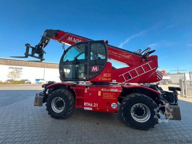 Telescopic loader Magni RTH 6.21 / nur 1.119h ! / Gabel / Funk