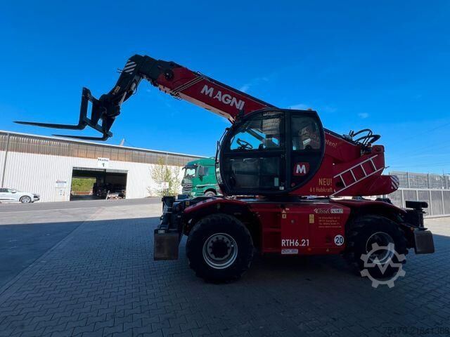Telescopic loader Magni RTH 6.21 / nur 1.119h ! / Gabel / Funk