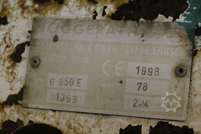 Beton-Glättmaschine Noggerath G 950 E