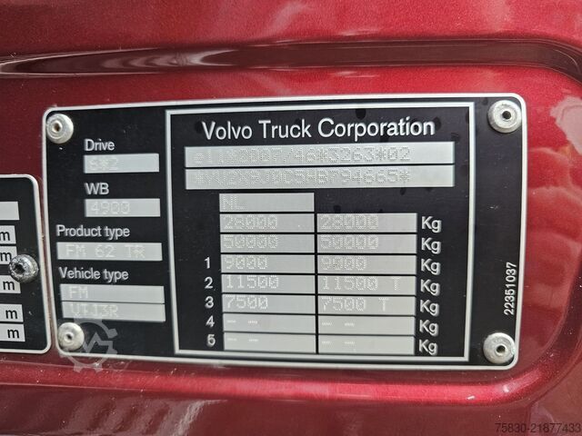 Kabelsystem Volvo FMX 330 6x2*4 / HIAB CRANE KRAN / CONTAINER SYSTEM
