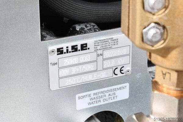Oil temperature control device S.I.S.E 250H18 DC63