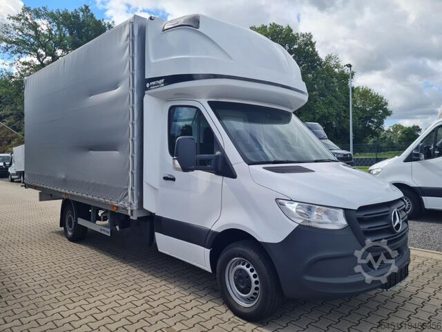 Transporter mit Pritsche & Plane Mercedes-Benz Sprinter 317 Pritsche Plane Schlafkab RWD 10 Pal