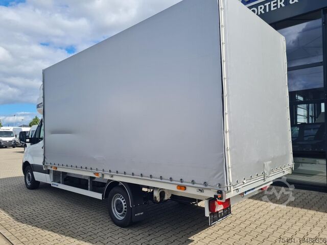 Transporter mit Pritsche & Plane Mercedes-Benz Sprinter 317 Pritsche Plane Schlafkab RWD 10 Pal