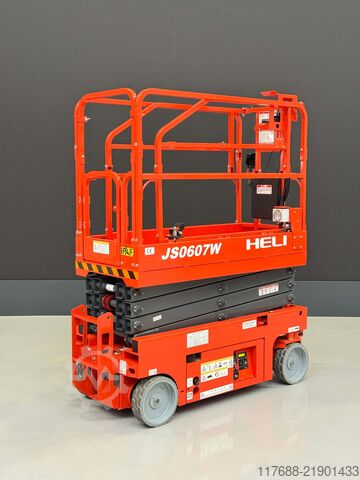 Scissor lift Heli 7.8M - 230KG - Scheren Arbeitsbühne - Neu - Garantie