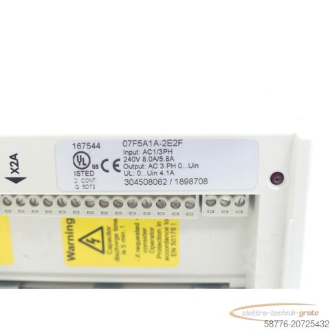 Component KEB 07F5A1A-2E2F Combivert Frequenzumrichter SN:304508062 / 1898708