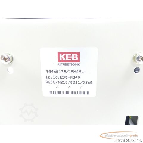 Component KEB 12.56.200-A349 Combivert Frequenzumrichter SN:95460178/156094