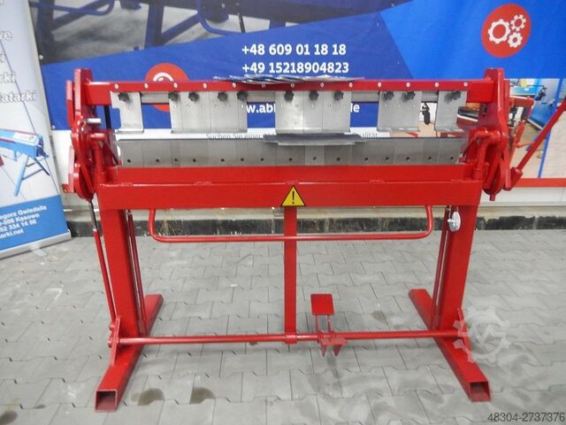 Metal sheet folder, box and pan folder Prod-Masz Klavierbank Segmentabkantbank Abkantbank 3fach segmentiert 1000mm/1.5