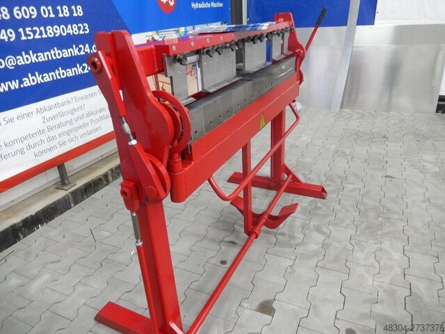 Metal sheet folder, box and pan folder Prod-Masz Klavierbank Segmentabkantbank Abkantbank 3fach segmentiert 1000mm/1.5