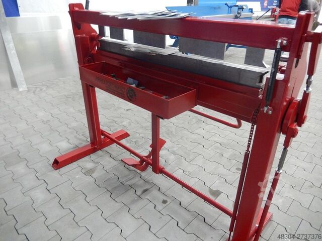 Metal sheet folder, box and pan folder Prod-Masz Klavierbank Segmentabkantbank Abkantbank 3fach segmentiert 1000mm/1.5