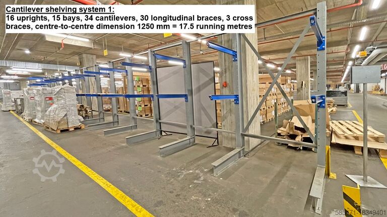 Cantilever rack SSI Schäfer GmbH Schwerlast Kragarmregalsystem KR