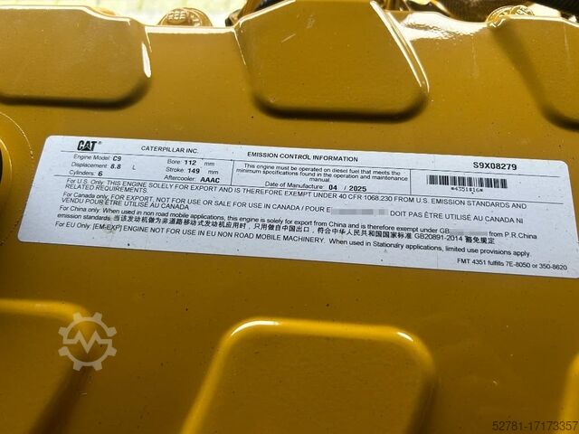 Aggregat CAT DE275E0 - C9 - 275 kVA Generator - DPX-18020