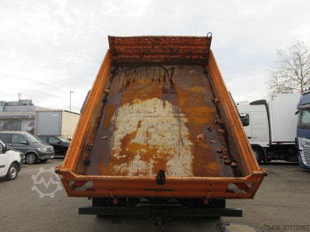 Kipper LKW mercedes-benz 1218 Atego 3-S-Ki, Kran,Greifersteuerung,Doka