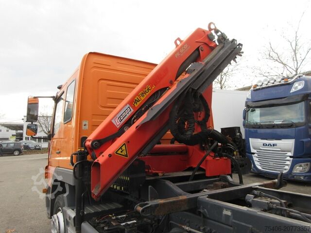 Kipper LKW mercedes-benz 1218 Atego 3-S-Ki, Kran,Greifersteuerung,Doka