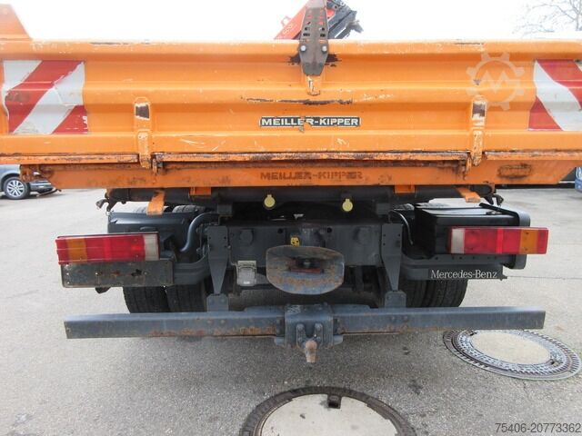 Dreiseitenkipper LKW mercedes-benz 1218 Atego 3-S-Ki, Kran,Greifersteuerung,Doka
