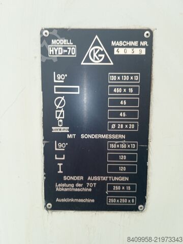 Section steel shear GEKA Hydracrop 70 SD