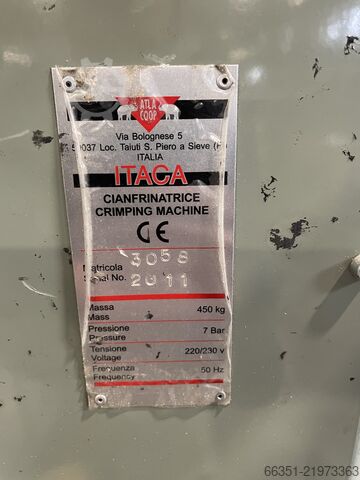 Corner press with compressed air ITACA Alta Coop
