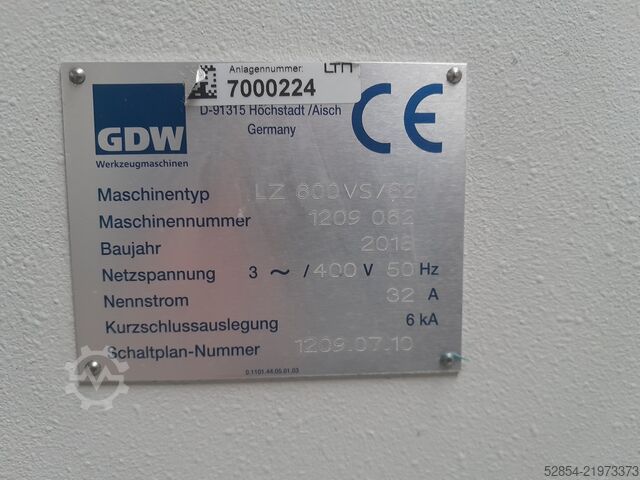 Center lathe GDW LZ 600VS