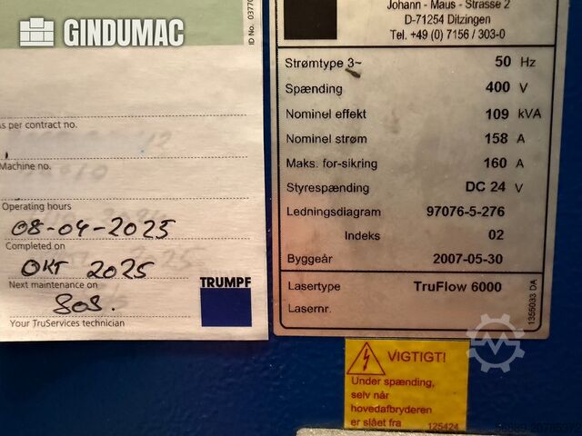 TRUMPF 3050 with liftmaster TRUMPF 3050 with liftmaster