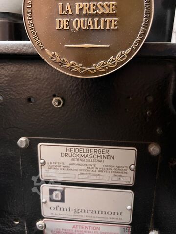 Hochdruckmaschine Heidelberg GTP