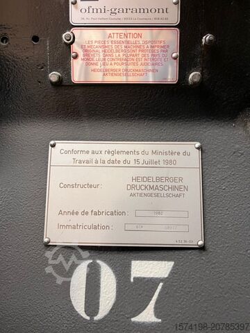 Hochdruckmaschine Heidelberg GTP