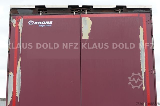 Open semitrailer with tarp KRONE SD Pritsche Plane XL MegaLiner Edscha Bordwände