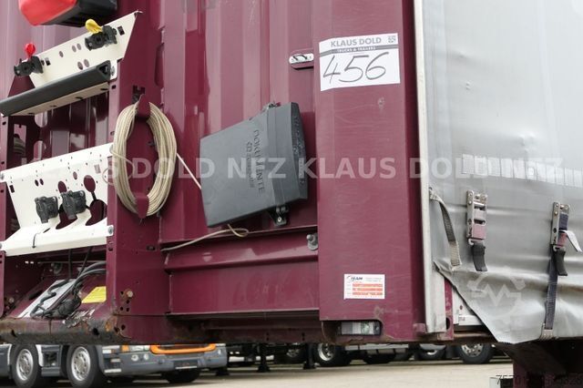 Open semitrailer with tarp KRONE SD Pritsche Plane XL MegaLiner Edscha Bordwände
