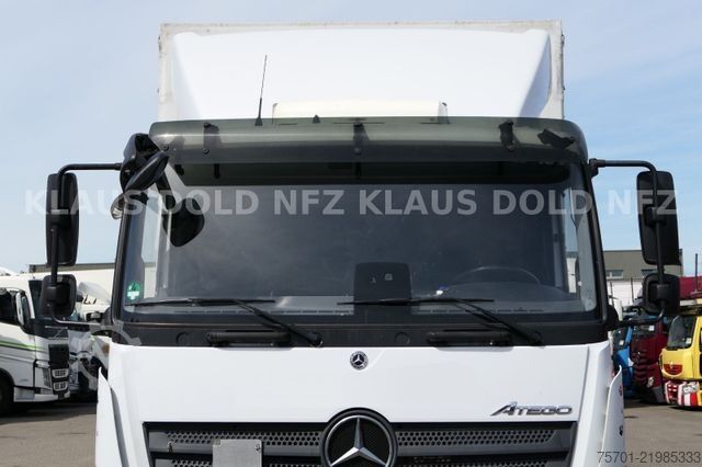 Flatbed truck with tarp MERCEDES-BENZ Atego 1530 Pritsche Plane Standklima LBW Euro 6